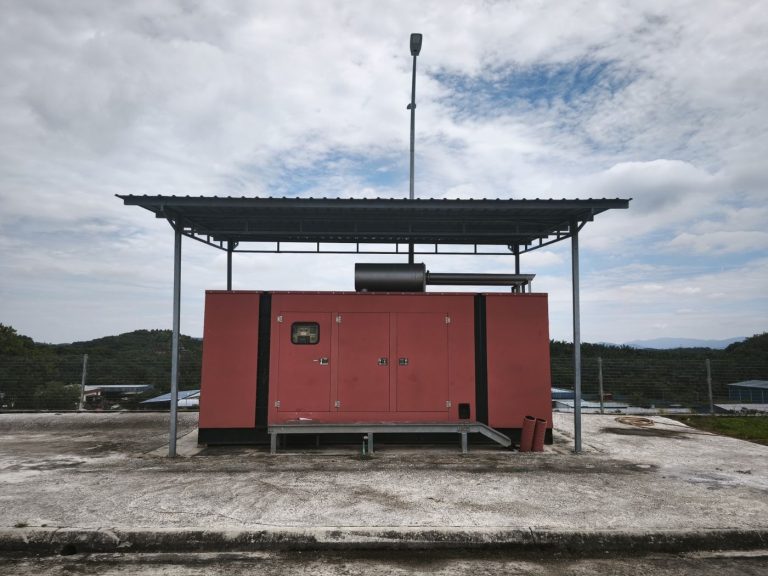 Standby generator at the SGS facility
