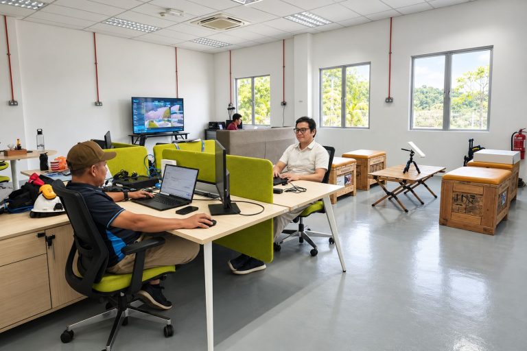 The SGS operations and engineering team at work